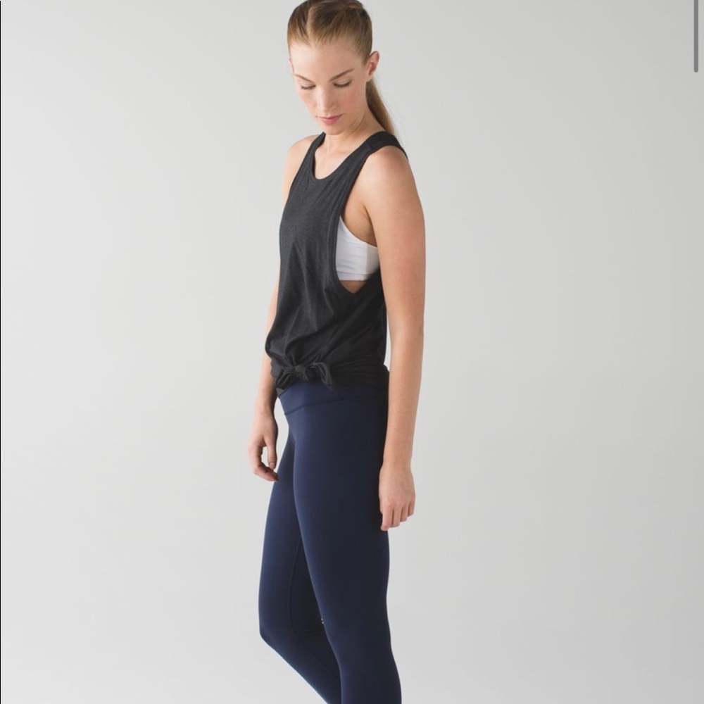 lululemon athletica Black Knit Tank Top
